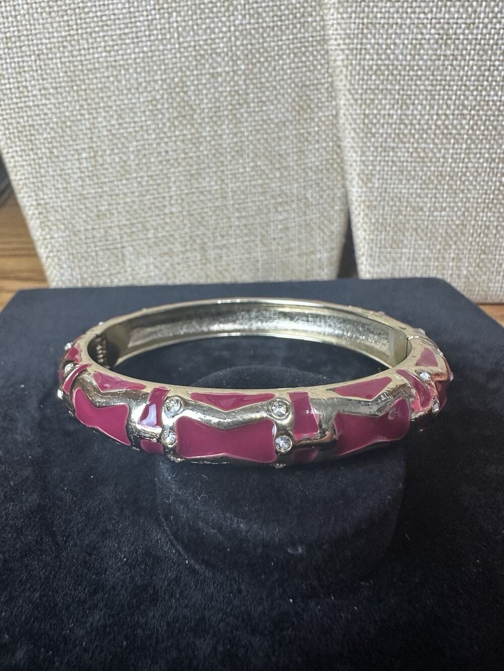 Sequin Nordstrom Multicolor Gold Tone Statement Enamel Bangle Bracelet # 365